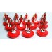 Subbuteo Andrew table Soccer Chicago Bulls 1995-96 NBA Champions on Classic Hasbro Bases